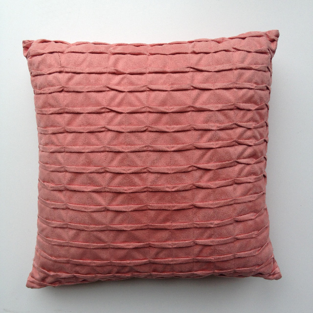 CUSHION, Pink Pintuck